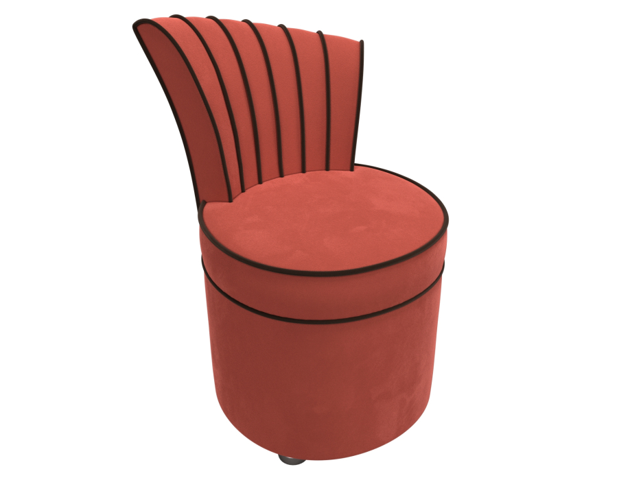 Пуфы дизайнерские, Пуф Ирис микровельвет