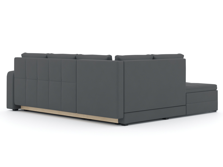 Диваны угловые в гостиную, Диван-кровать угловой еврокнижка Бромен, рогожка