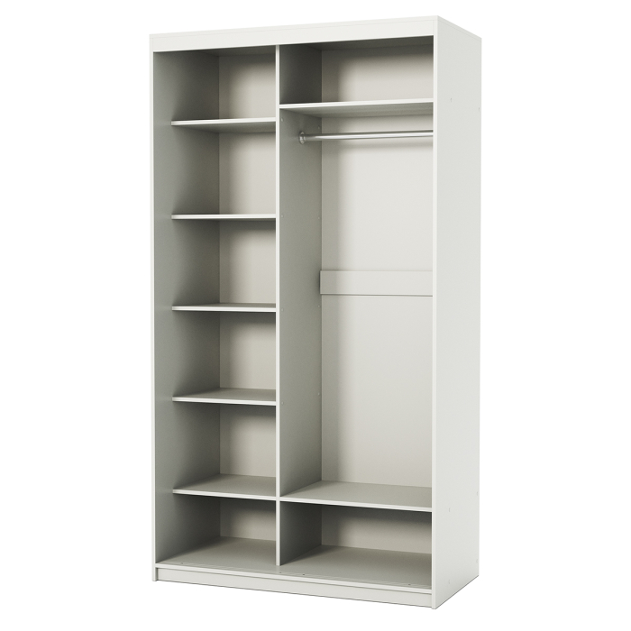 Шкафы-купе 2-х дверные, Шкаф-купе 2-х дверный Эконом 100х60х200