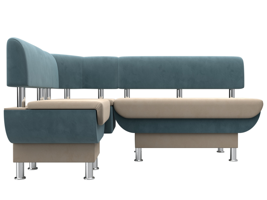 Кухонные уголки, Кухонный угловой диван Альфа левый угол, велюр