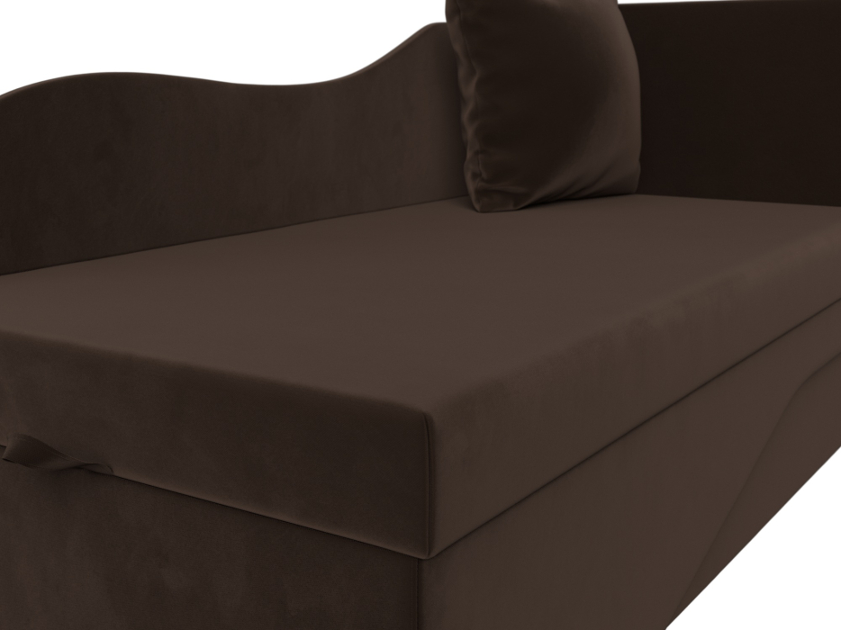 Кушетка диван, Кушетка Гармония правая, микровельвет