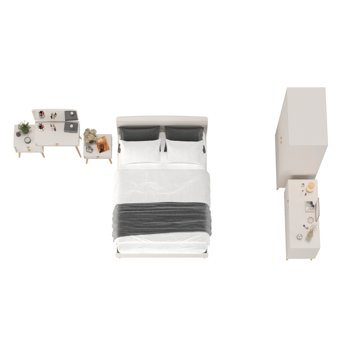 Спальные гарнитуры, Мебель для спальни Афина с кроватью 1400