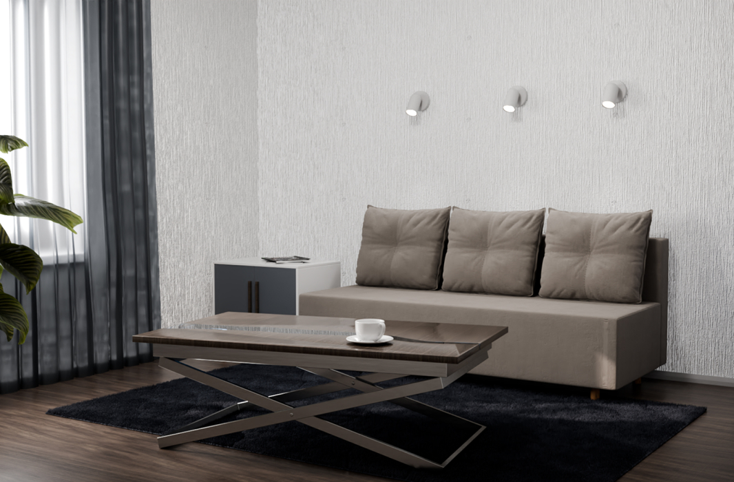 Диваны еврокнижки, Прямой диван Сияние,еврокнижка,велюр