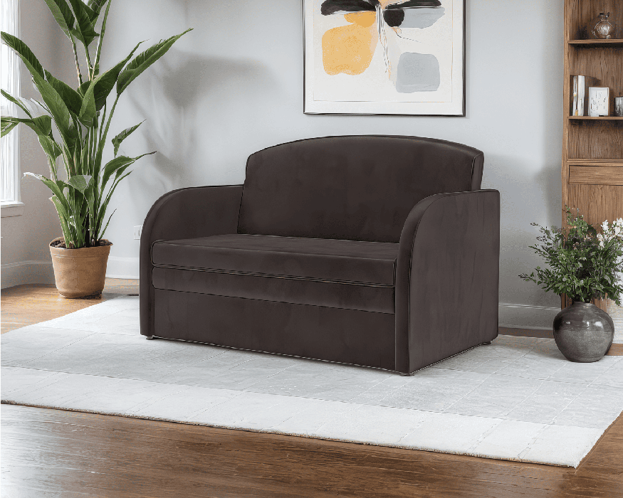 Диваны кровати со спальным местом, Диван прямой выкатной Малютка (Бархат)