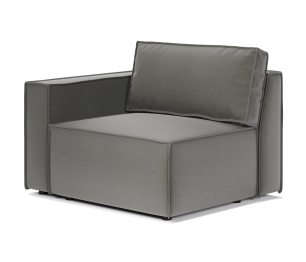 Диван модульный Шарм 25 327х170х70 см, левый, велюр