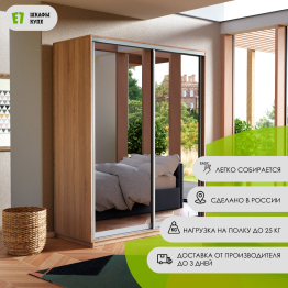 Шкаф-купе Экспресс Экспенс дуо 2200 x 1400 x 600