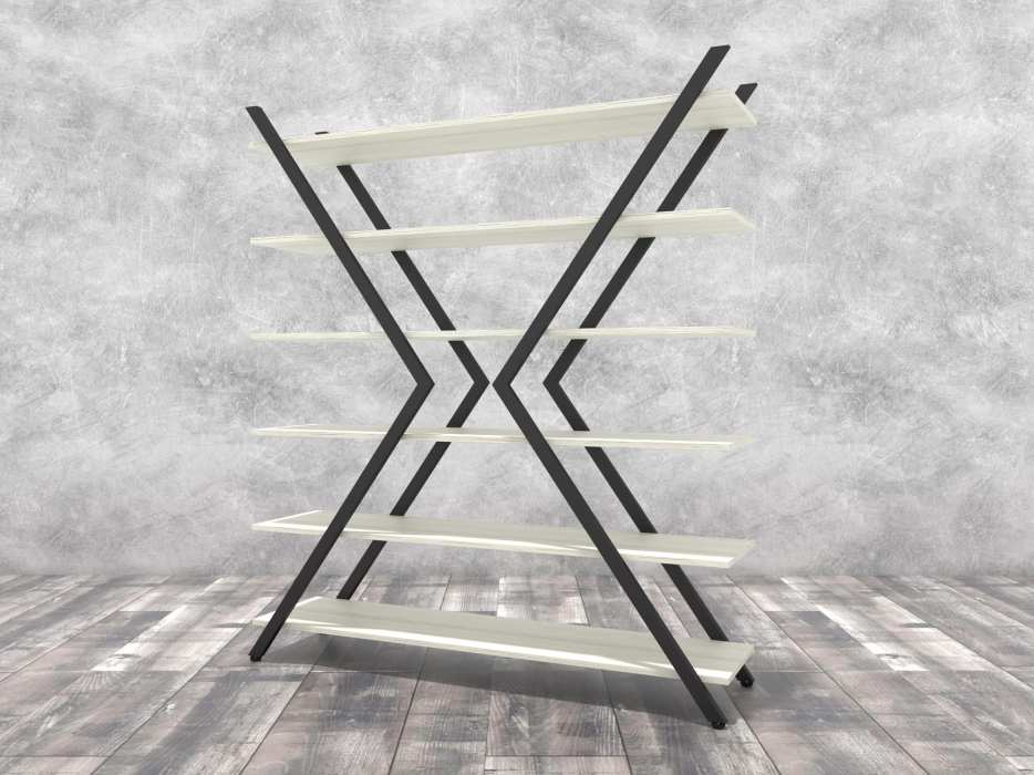 Стеллажи, Стеллаж Айсберг Лофт ИКС черный