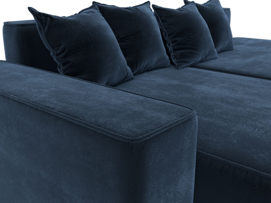 Диваны угловые в гостиную, Диван угловой Лига-079 угол левый, велюр TOWER