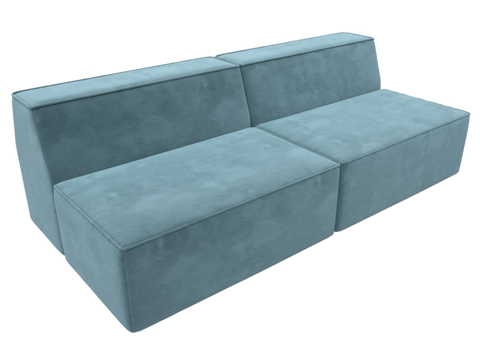 Диваны кровати со спальным местом, Прямой модульный диван Монс, Велюр
