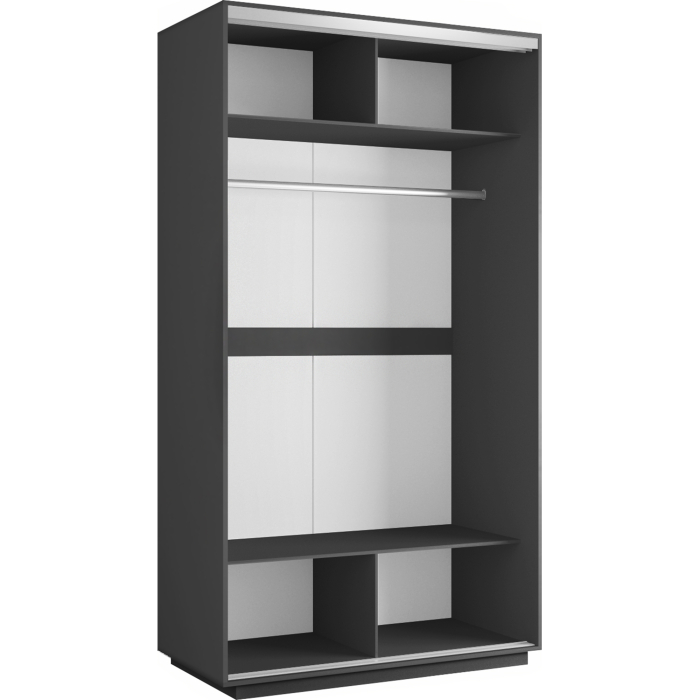 Шкафы-купе 2-х дверные, Шкаф-купе Экспресс Хит 2х дверный ДСП 120х60х220