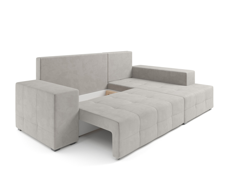 Диваны угловые в гостиную, Диван угловой Монреаль Правый угол (Велюр)