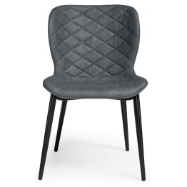 Стул  Катабучи ткань/черный глянец