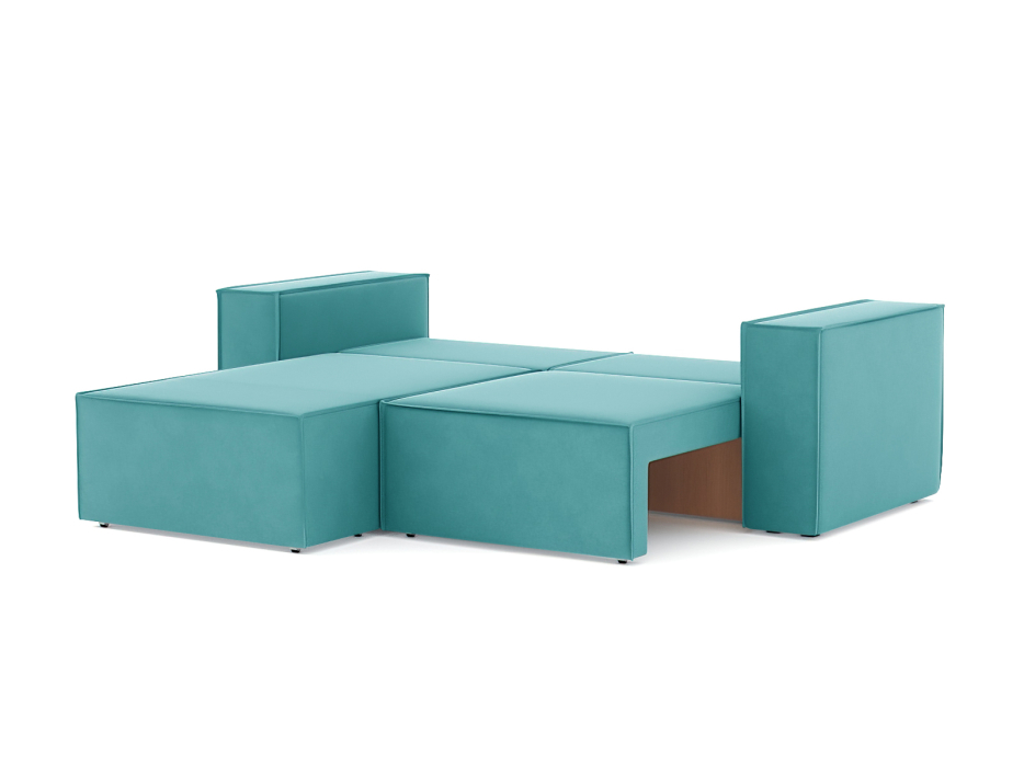 Диваны угловые в гостиную, Диван-кровать угловой Лофт, велюр