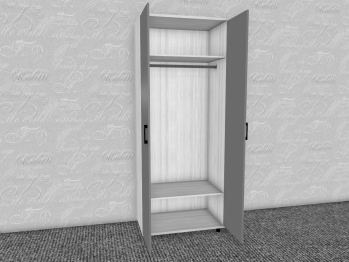 Модульная система Грейс Шкаф ШК-5004  Снежный Ясень