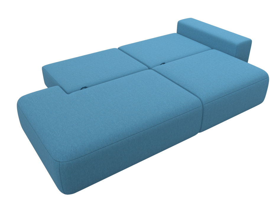 Диваны еврокнижки, Диван прямой Лига-036 НПБ Модерн подлокотник справа, рогожка Амур