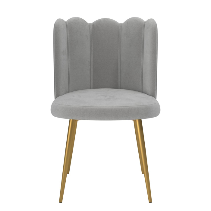 Стулья, Стул Юта (велюр тенерифе/металл золотой)