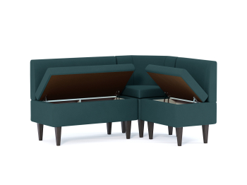 Диван кухонный угловой Лео, велюр