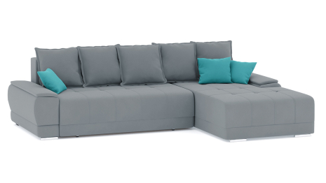 Диван-кровать угловой Нордвикс ПБ, велюр