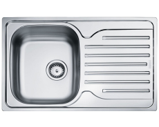 Мойки, сушки, смесители для кухни, Мойка Scala 45 , 3 1/2", левая (крепл.+сифон) 101.0283.601