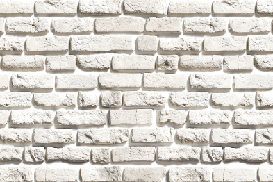 Интерьерная панель из стекла 900*600*6 мм MGF96_белый_кирпич