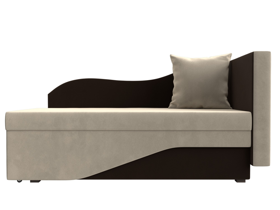 Кушетка диван, Кушетка Гармония правая, микровельвет