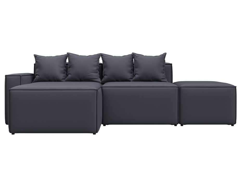 Диваны угловые в гостиную, Диван угловой модульный Лига-063 угол левый, экокожа GRIFON