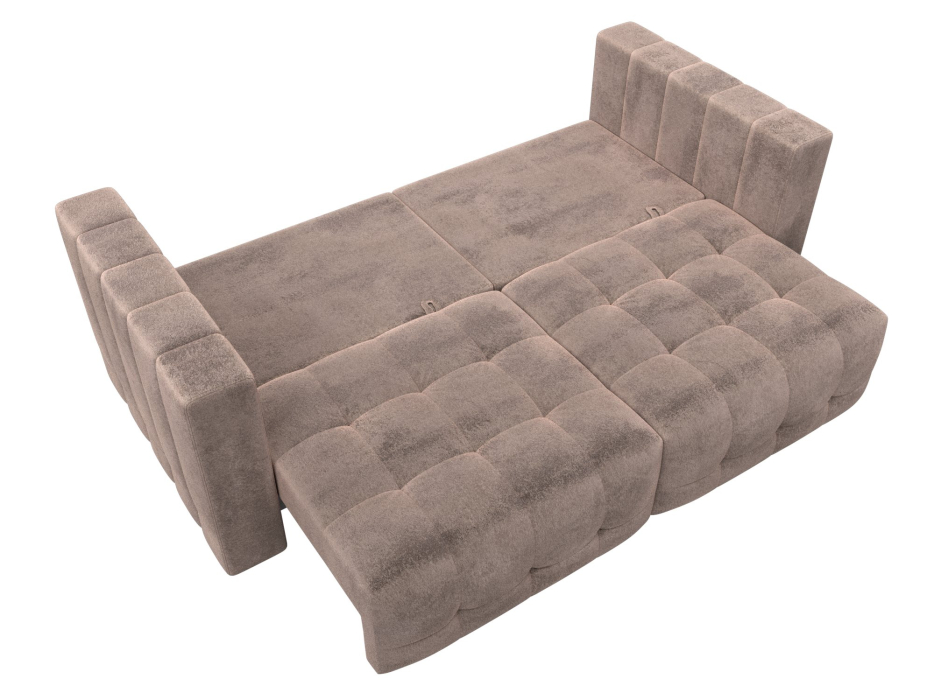 Дизайнерские диваны для гостиной, Диван прямой Лига-052 НПБ, велюр TOWER