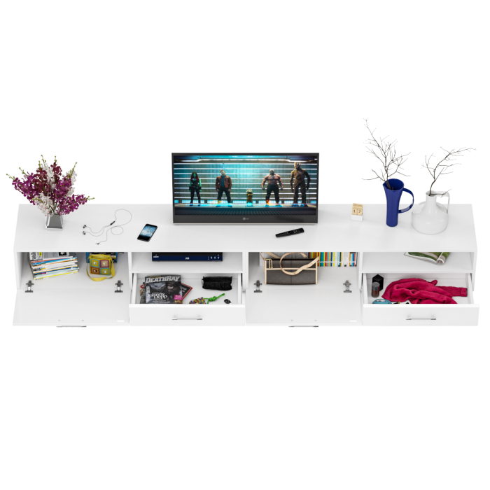 ТВ-тумбы, Тумба под ТВ СВК Ларго 2,8 Белый