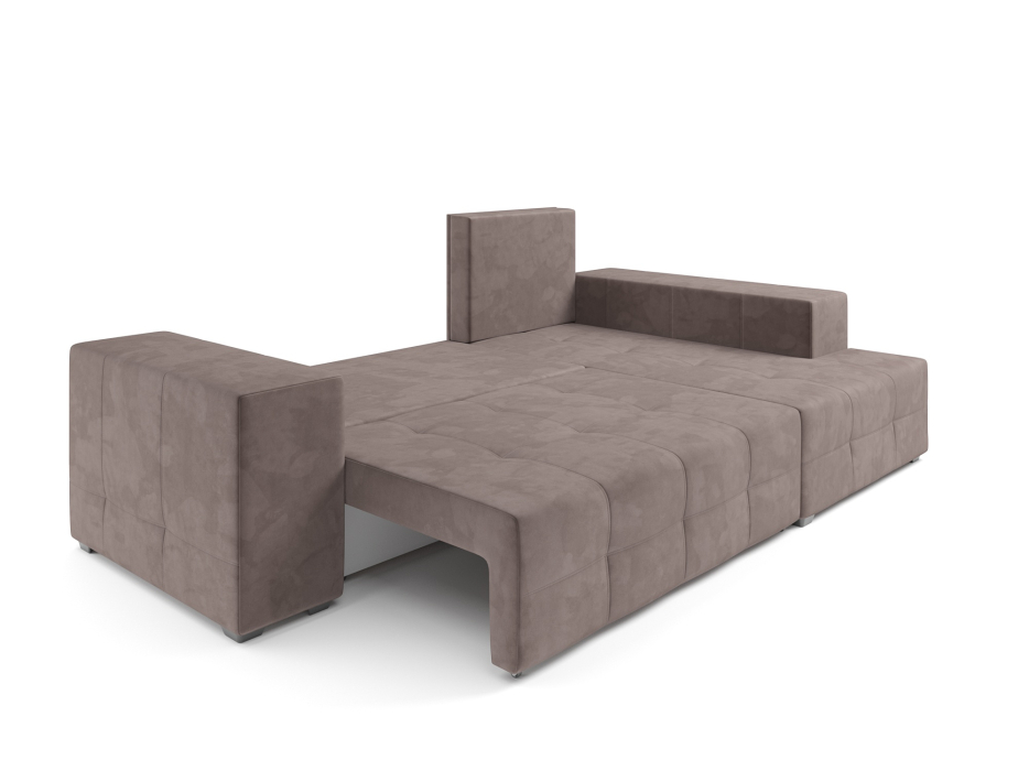 Диваны угловые в гостиную, Диван угловой Монреаль Правый угол (Велюр)