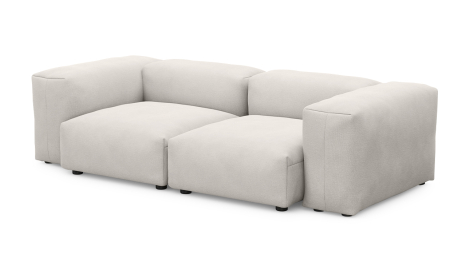 Прямой диван Фиджи двухсекционный, велюр