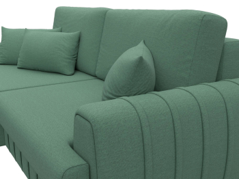 Диван угловой Лига-057 НПБ угол левый, рогожка Амур