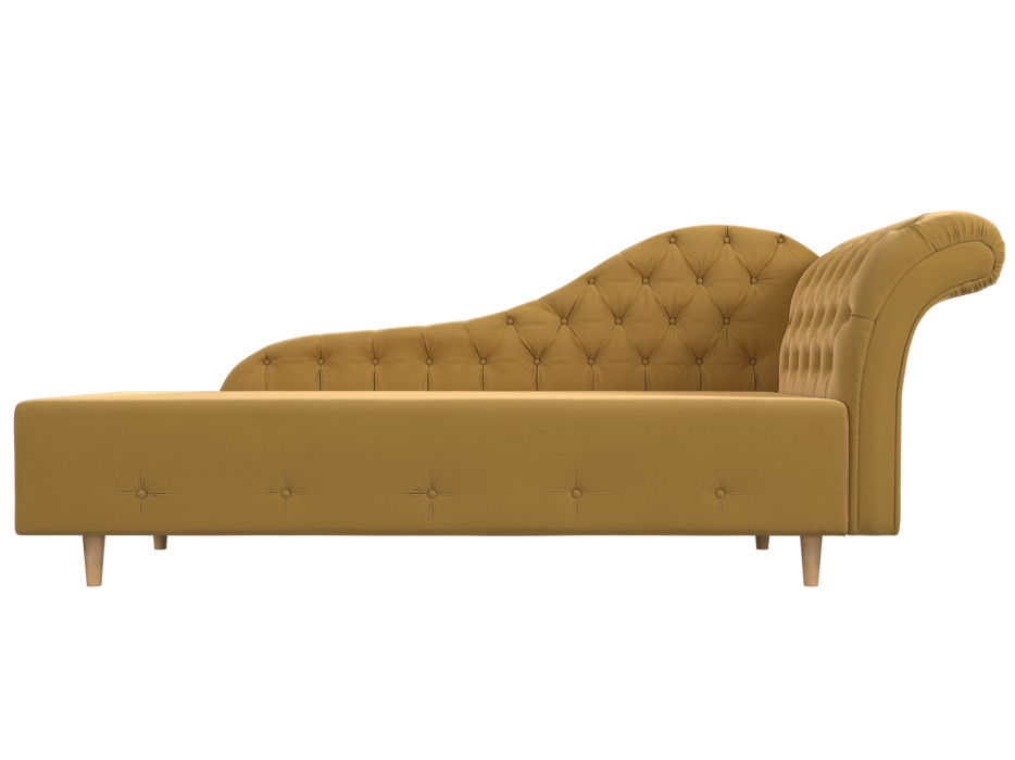 Кушетка диван, Кушетка Камерон правая, микровельвет