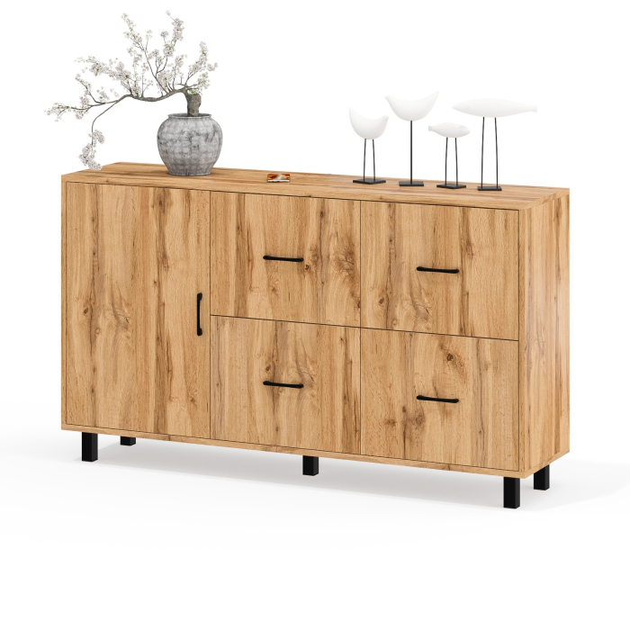 Комоды, Комод-тумба 4-ре ящика и дверка РВК 125-1504