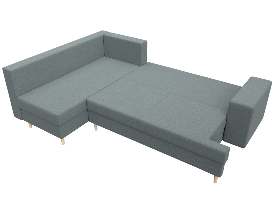 Диваны угловые в гостиную, Диван угловой Сильвана левый угол, рогожка Амур