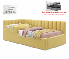 Детские кровати, Мягкая кровать Milena с бортиком 900 с подъемным механизмом