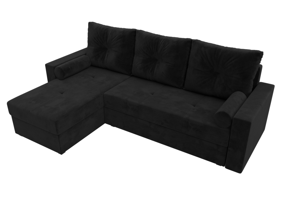 Диваны угловые в гостиную, Диван угловой Верона Лайт левый угол, велюр