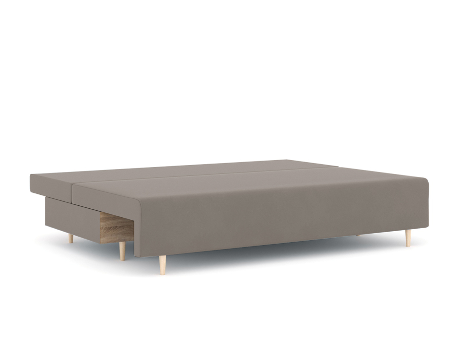 Диваны еврокнижки, Диван-кровать еврокнижка Смайл без подлокотников, велюр