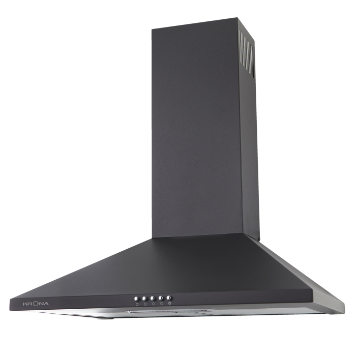 Вытяжки, Вытяжка кухонная JANNA 600 black push button