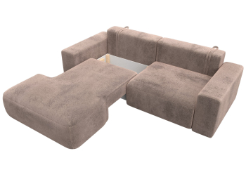 Диван угловой Лига-036 НПБ Классик левый угол, велюр TOWER