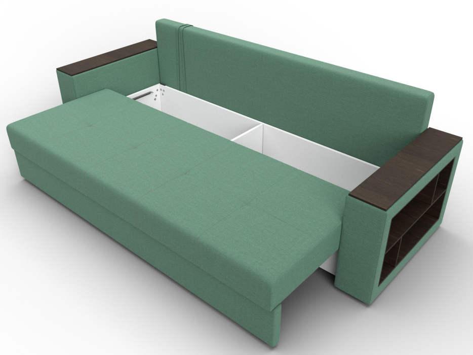 Диваны кровати со спальным местом, Диван прямой Дубай Лайт, рогожка Амур