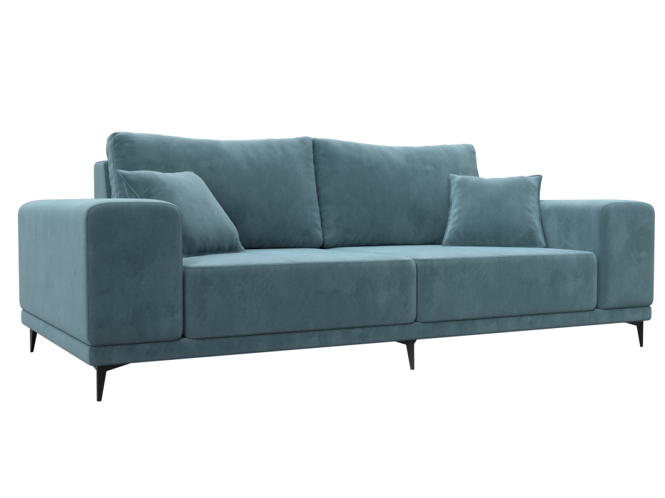 Диваны кровати со спальным местом, Прямой диван Льюес, велюр