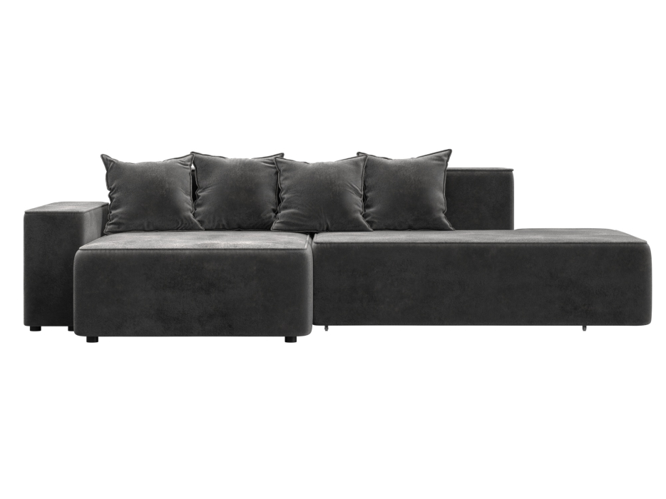 Диваны угловые в гостиную, Диван угловой Лига-079 угол левый, велюр TOWER