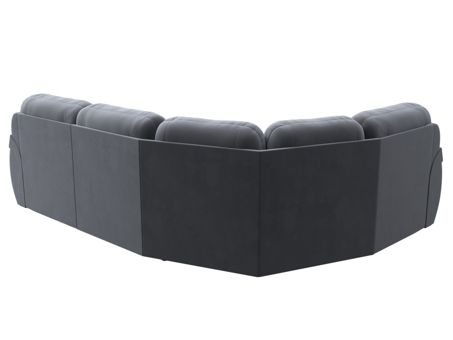 Диваны угловые в гостиную, Диван угловой Бруклин левый угол, велюр