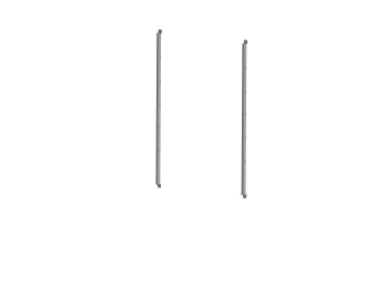 Рейлинг для крепления стола или полки Хельга