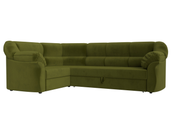 Диван угловой Карнелла левый угол, микровельвет