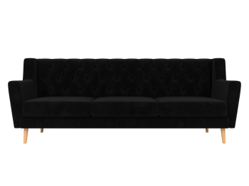 Прямой диван Брайтон 3 Люкс, велюр