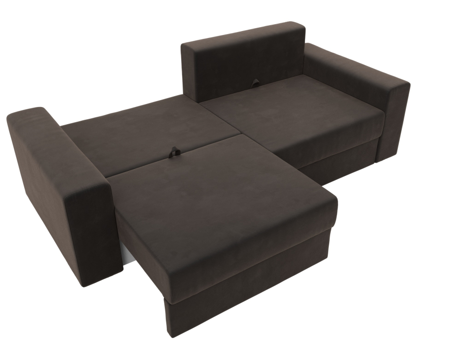 Диваны выкатные, Диван прямой Майами, велюр