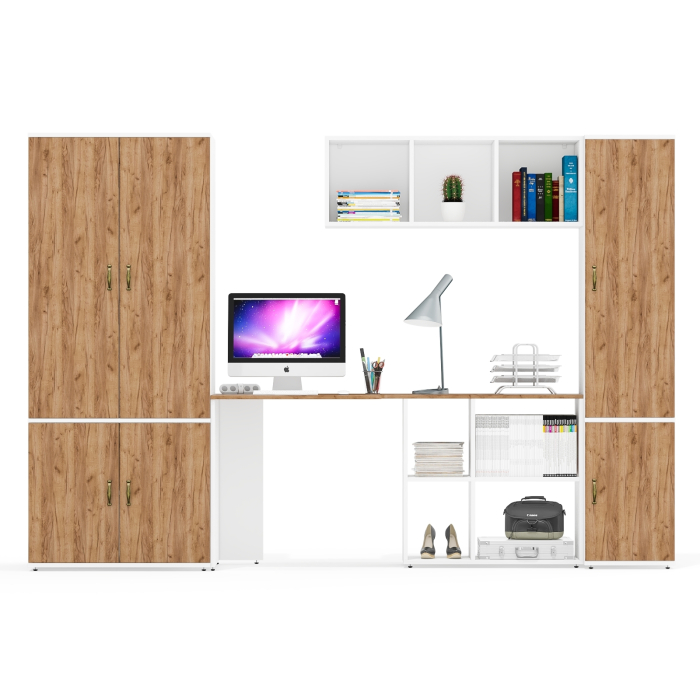 Домашние кабинеты, Корпусная мебель для уголка школьника Лидер-8 № 39