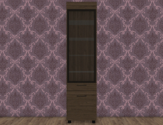 Шкафы одностворчатые, Модульная система Камелия Шкаф ШК-2644