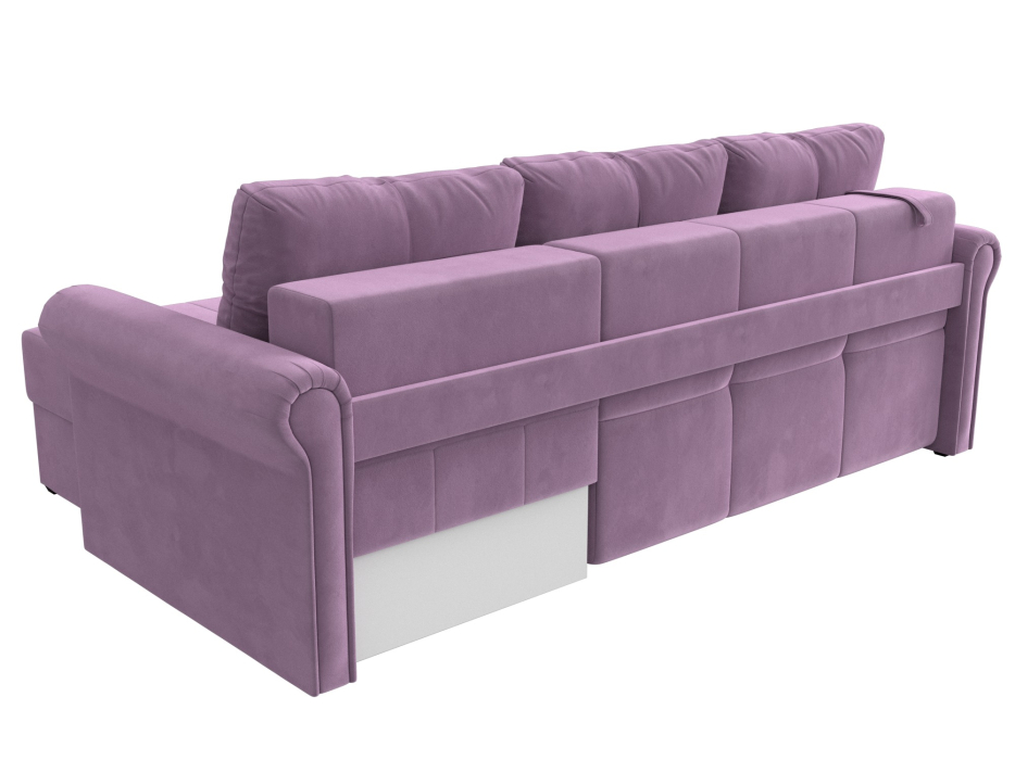 Диваны угловые в гостиную, Угловой диван Леон правый угол, микровельвет